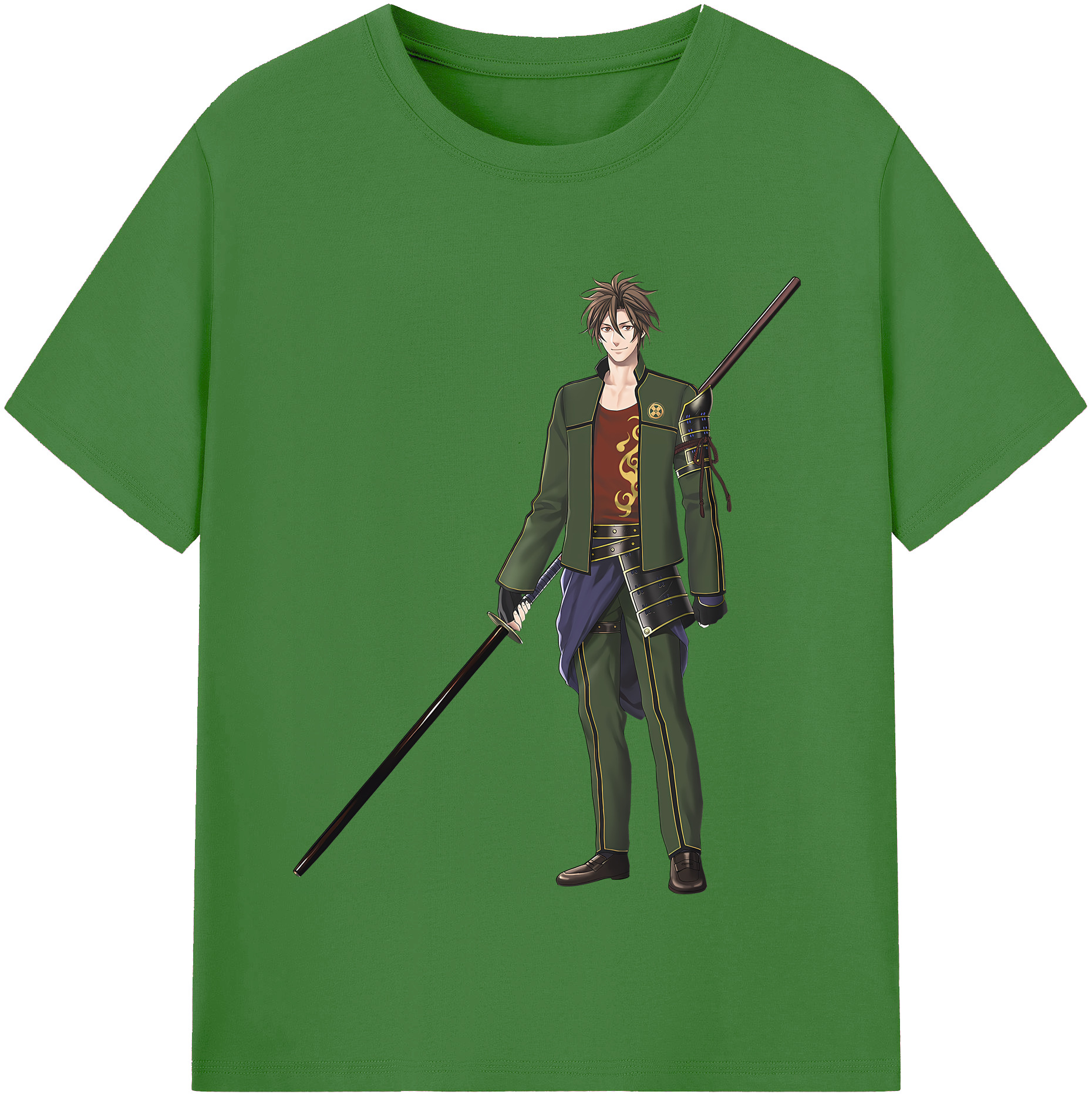 （画像用） 刀剣乱舞 Touken Ranbu レディースカジュアルプリントTシャツ（綿100％）
